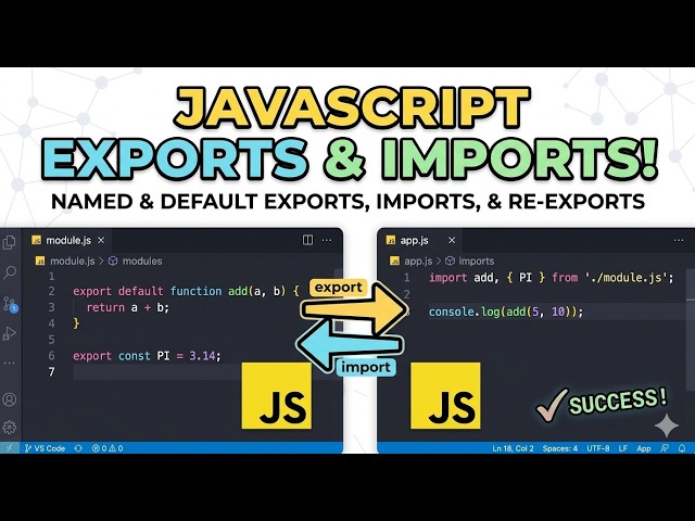 Functions Export & Import - JavaScript (Session - 16)