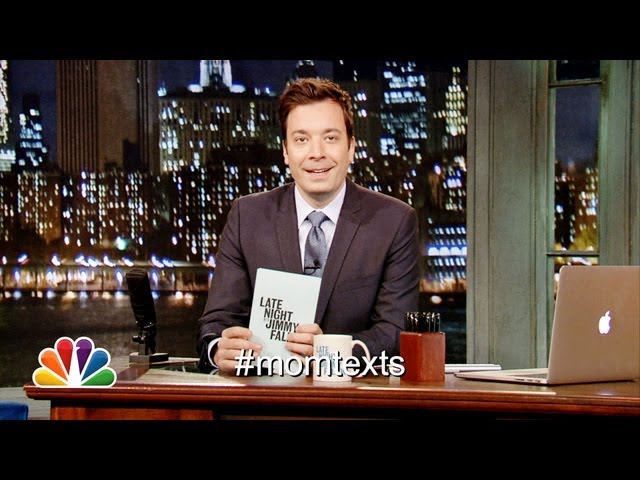 Hashtags: #MomTexts (Late Night with Jimmy Fallon) (Late Night with Jimmy Fallon)