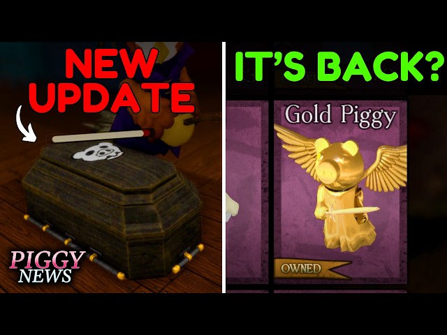 NEW PIGGY SECRET UPDATE.. + IS GOLD PIGGY RETURNING? + FREE PREMIUM PASSES | Piggy News