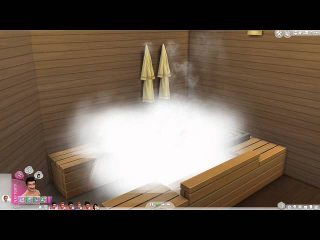 The Sims 4 Spa Day: Sauna Woohoo