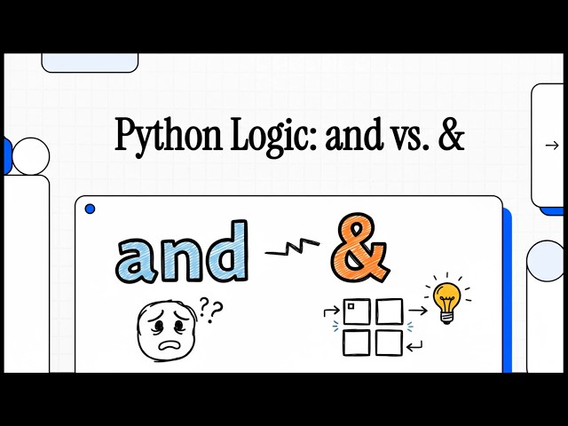 Python Logic: and vs. &