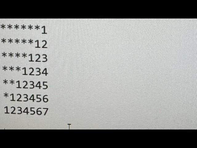 Java Programme To Print Pattern36
