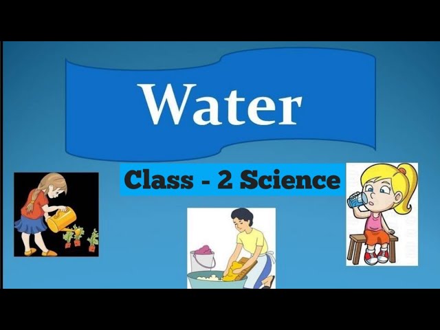 Water Lesson Explanation Class 2 Science