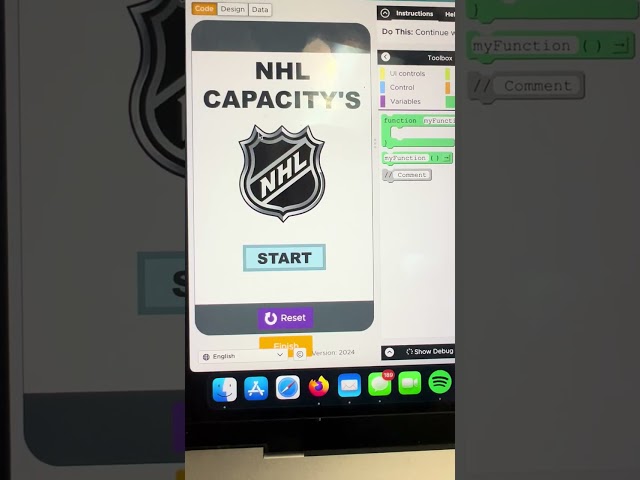 coding project NHL