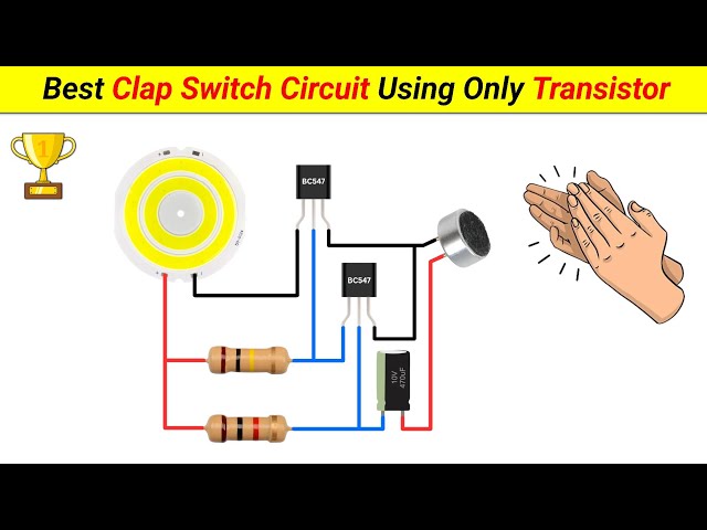 How to make Clap Switch using only Two Transistor || Best Science Project 2026