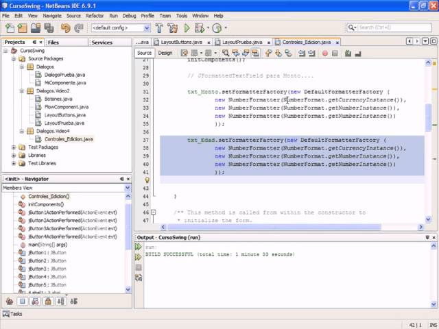 CURSO SWING AVANZADO Y REPORTES - VIDEO 05