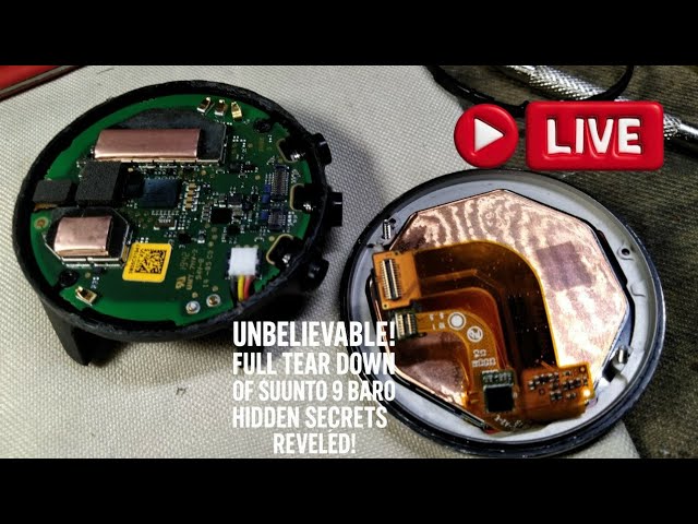 Unbelievable! Full Tear Down of Suunto 9 Baro Smartwatch – Hidden Secrets Revealed!
