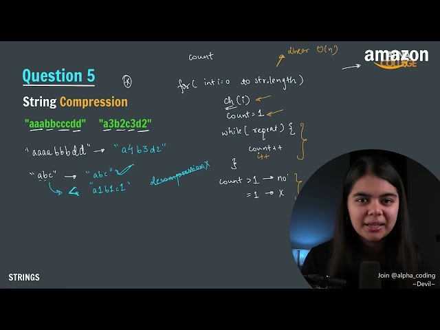 String Compression Java | Solve String Compression Problem