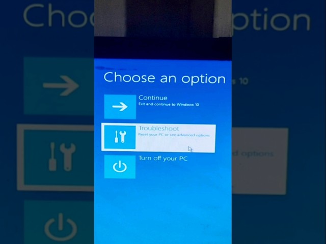 💻 Solved 💯 || How to Fix Automatic Repair Loop of Windows 10 || Windows Repair #shorts