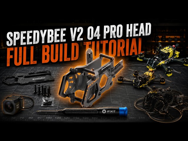 How to Assemble the SpeedyBee V2 O4 Pro Head (No Commentary Build)