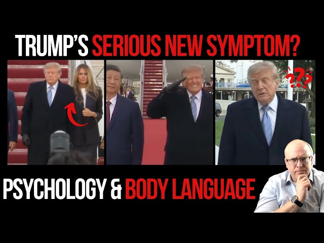 Trump STRUGGLES With a NEW Symptom During Xi’s Arrival? Psychology & Body Language