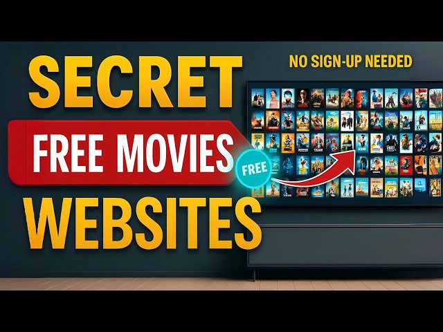 🔴 Top 7 Websites to Watch FREE Movies & TV Shows (No Sign up!) 2025 Update!