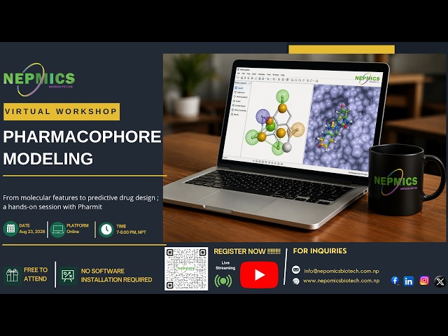 Live Workshop: Structure-Based Pharmacophore Modeling — From Ligand Alignment to Virtual Screening