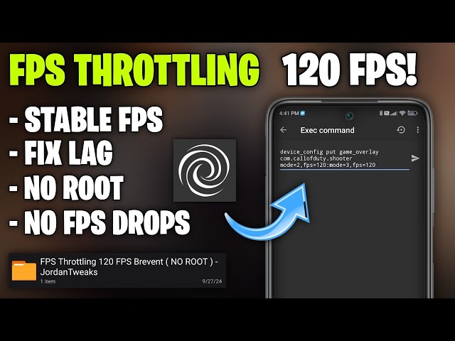 🔧Enable FPS Throttling With Brevent For Games | NO ROOT!! - Stable 120 FPS!