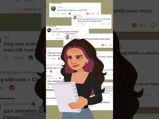 #Drawing Myself in Different #Cartoon Shows! #Animation #Animator #2DAnimator #ArtStyle