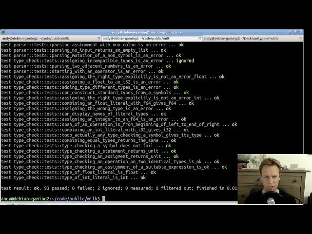 Mini-rust in Rust 036: Evaluating code blocks