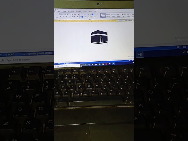 Ms Word shortcut key for Khana Kaaba | English Tutorial | by "Digital Shortcut Hub"