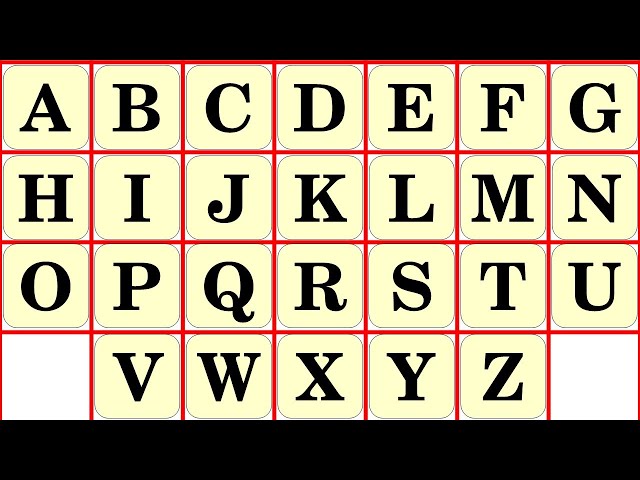 English Alphabets A To Z ( in Capital letters ) | By SOFTECH computer Academy Hassan