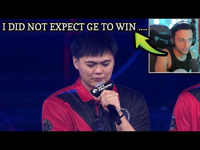 FNS Reveals His Reaction After GE Reverse Swept Nongshim 3-2 At The Pacific  Grand Finals