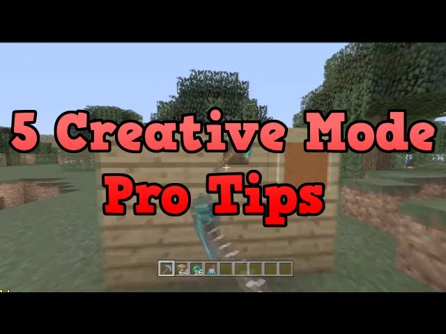 Minecraft Xbox 360 - 5 Creative Mode Pro Tips