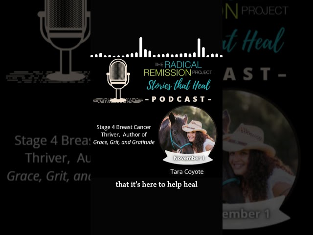 Tara Coyote on the Radical Remission Podcast #cancerthriver #cancerawareness #podcastclips
