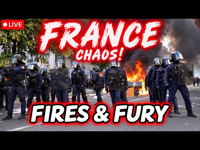 🔴 BREAKING: CHAOS! RIOTS, FIRES, TEAR GAS, and FURY as France School Protests Escalate