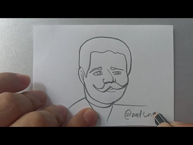 How to draw Marcelo H. del Pilar