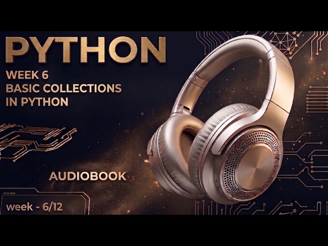 🐍🎧 Python | AUDIOBOOK. | IIT MADRAS BS Data science WEEK - 6