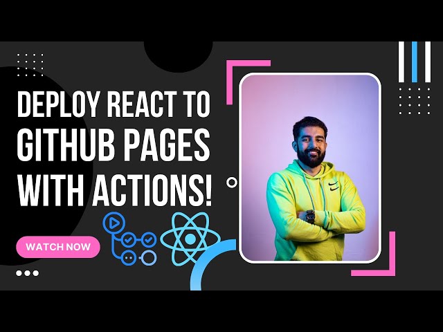 Deploy React app to Github Pages with Github Actions - w custom domain!
