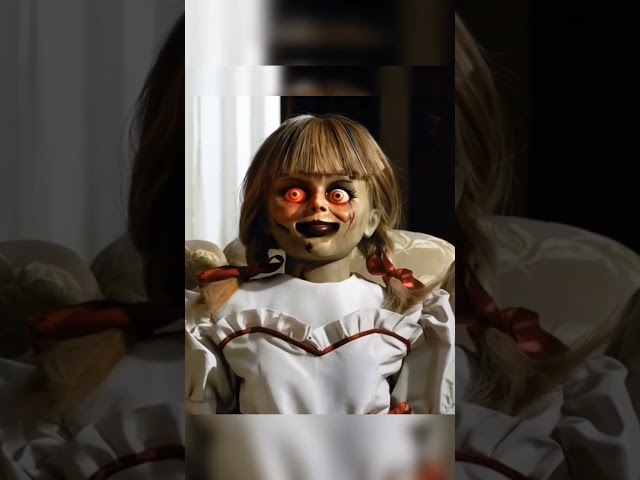 😱The red eyed Annabelle doll😱 #scary #doll #annabelle #horror #shorts #status #trending #aiart