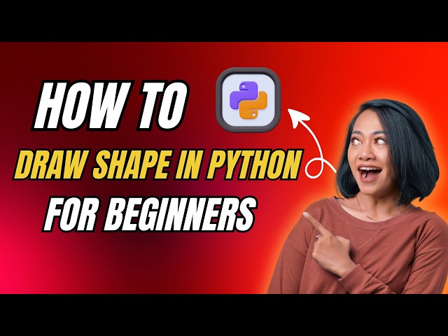 How to Draw  Shape in Python For Beginners  | Basic Python Tutorial