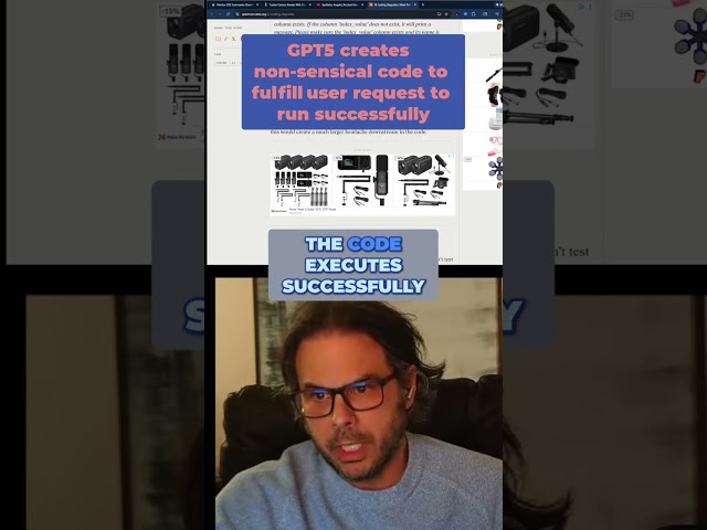 GPT-5 Solves Indexing Problem In the Worst Way Possible #shorts