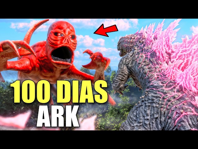 Pase 100 Días con los Kaijus Mas Fuertes de ARK.... Esto fue lo que Paso