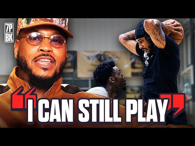 Carmelo Anthony Reacts to Carmelo Anthony Hooping
