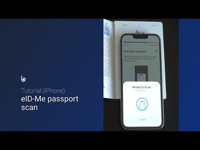 [Tutorial] eID-Me passport scan | iOS english | eID-Me digital ID