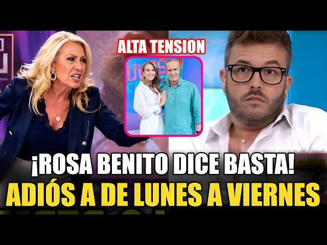 🚨 BREAKING NEWS: ROSA BENITO SAYS ENOUGH and quits the show over ROCÍO JURADO 😳