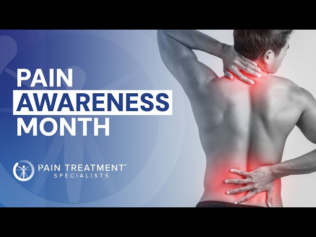 It's pain awareness month!