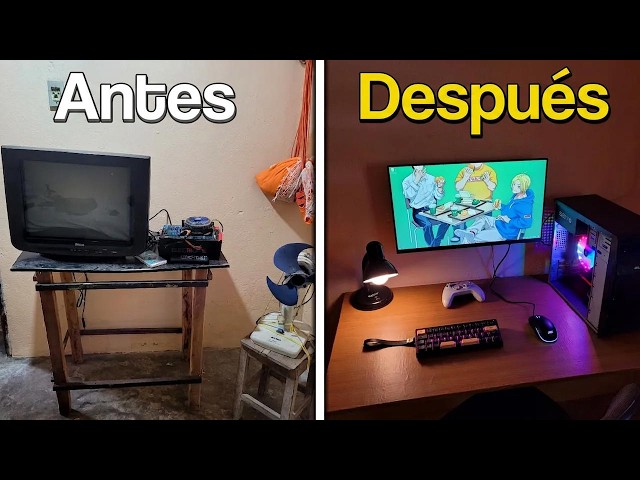 Transformé mi setup gamer en el campo