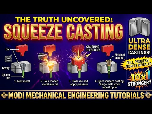 squeeze casting process | squeeze casting | squeeze casting process | squeeze casting technique