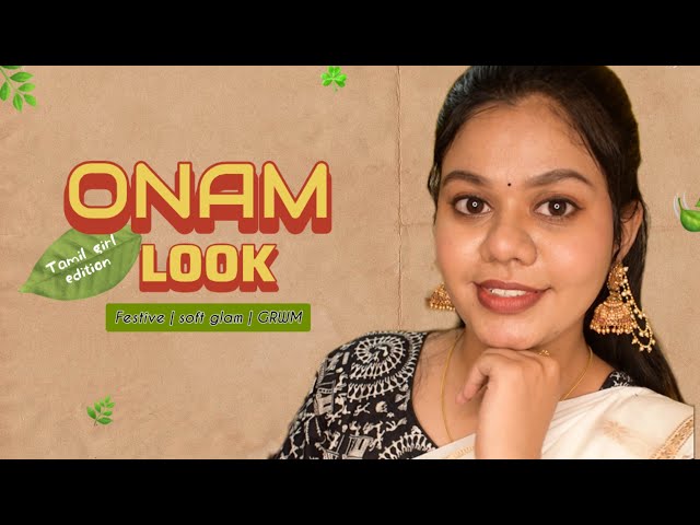 Easy festive makeup grwm 🪷|simple look and beginner friendly #tamil 