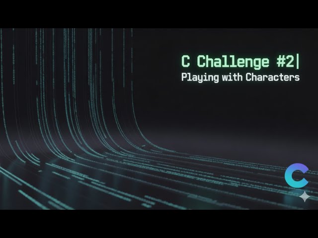 C Programming Challenge #2: Playing with Characters | HackerRank Solution Explained