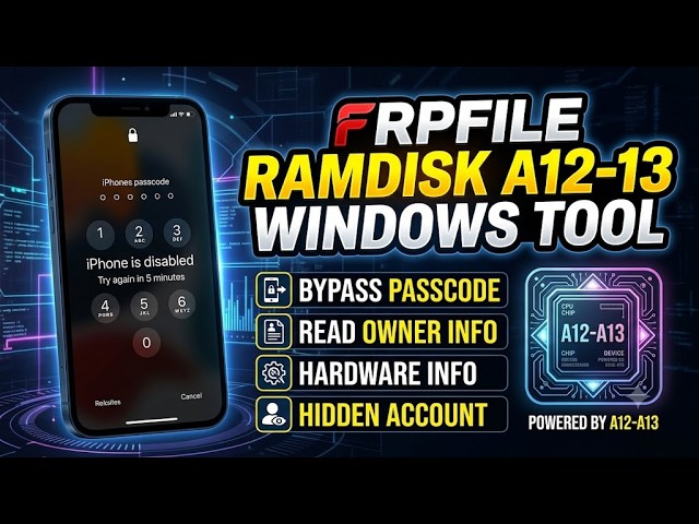 FRPFILE RAMDISK A12-13 WINDOWS TOOL