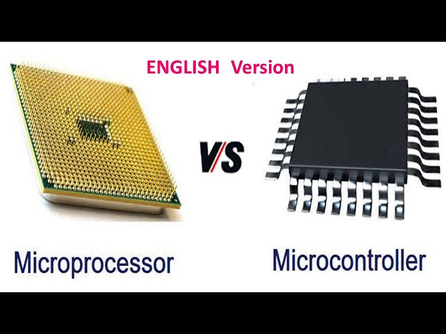 Comparison of Microprocessor & Microcontroller || English || Lecture 2
