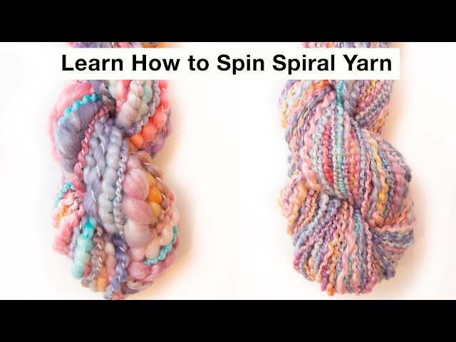 How to Spin Spiral Yarn