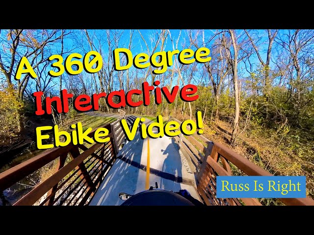 Check Out This Interactive 360 Degree Ebike Ride! - See Description For Details!