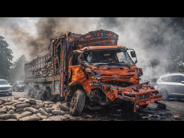 Top 3 Unbelievable Roadside Repair - Overloaded Truck Front Axle & Wheel Housing Fixed On the Spot