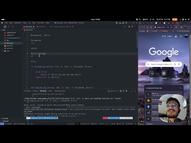 How Mojo perfected error handling | Exception vs Error | Go vs Python vs Mojo