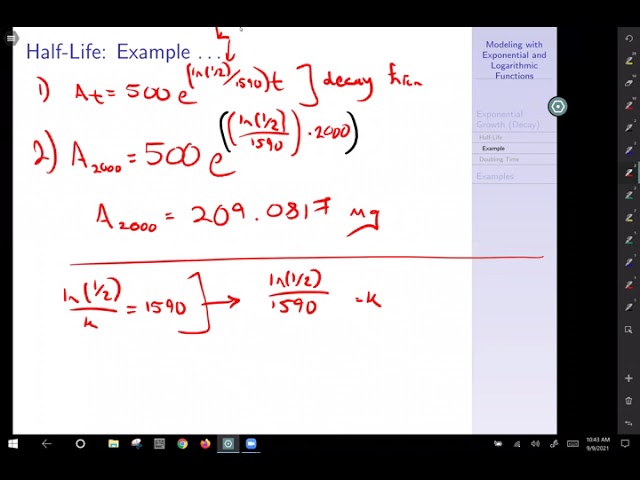 precalculus modeling with exponential and logarithmic functions