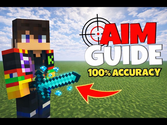 Simplest Aim Guide in Minecraft PvP (100% Accuracy Method)