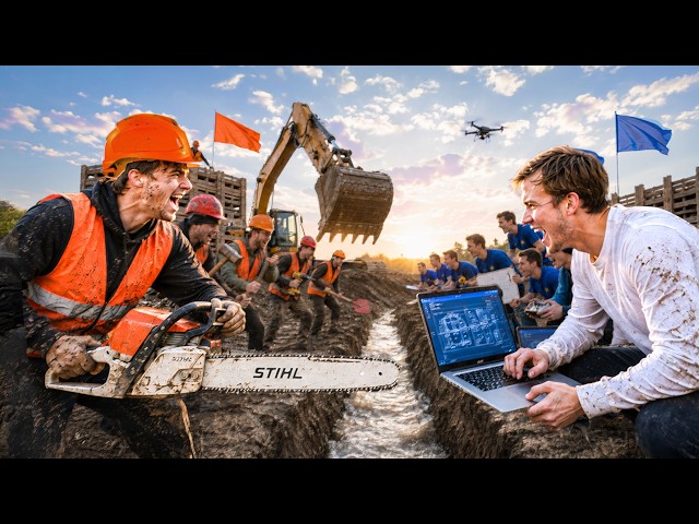 Handwerker gegen Studenten – Wer baut die krasseste Festung?